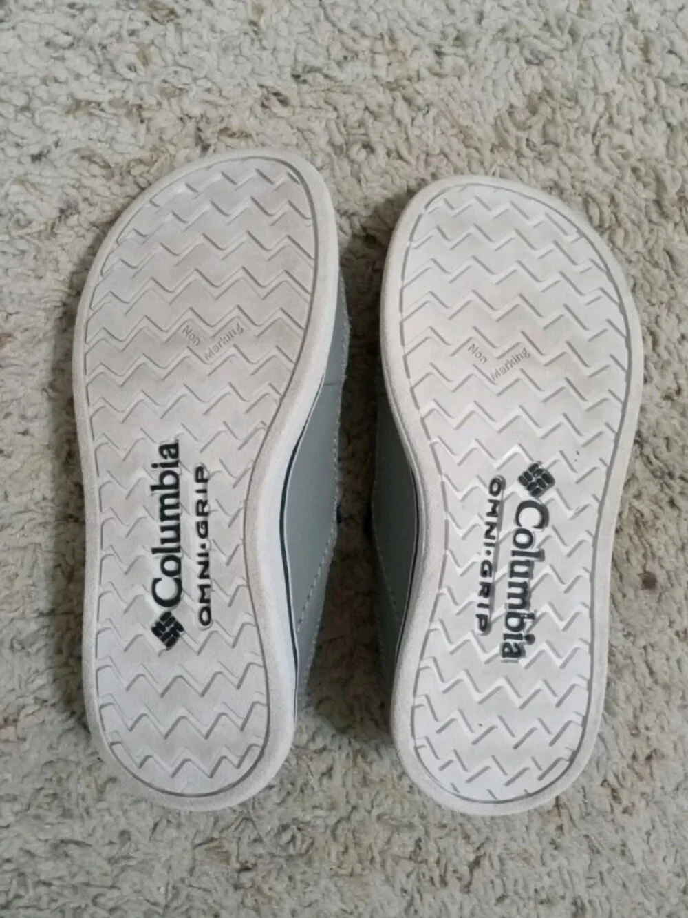 Columbia Bahama PFG Kids Shoes, Size1 Gray, Slip On Omni Grip